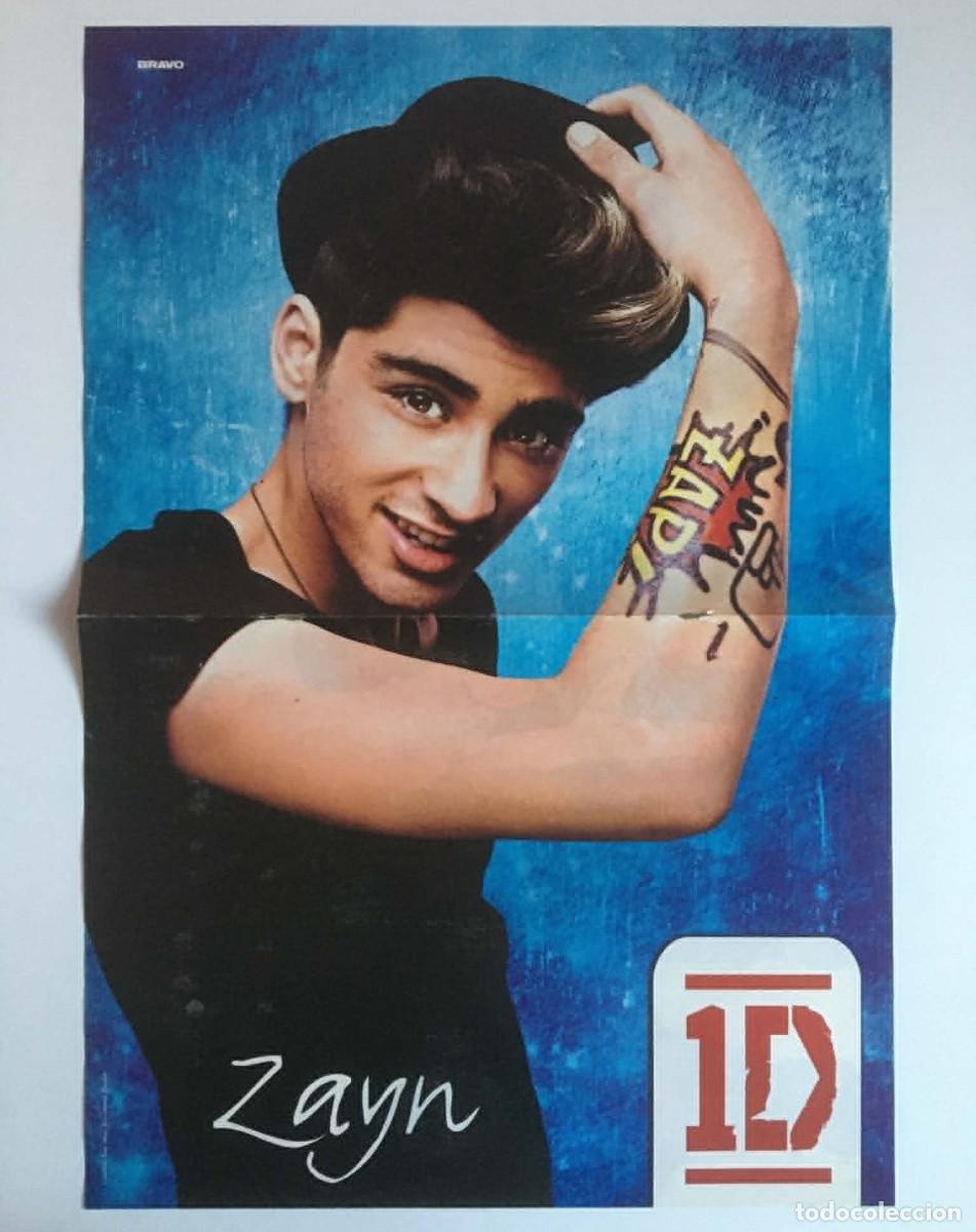 Coleccionismo de carteles: Zayn Malik One Direction 1D / Bring Me The Horizon Double-Sided Poster A3 Bravo Bulgaria Music