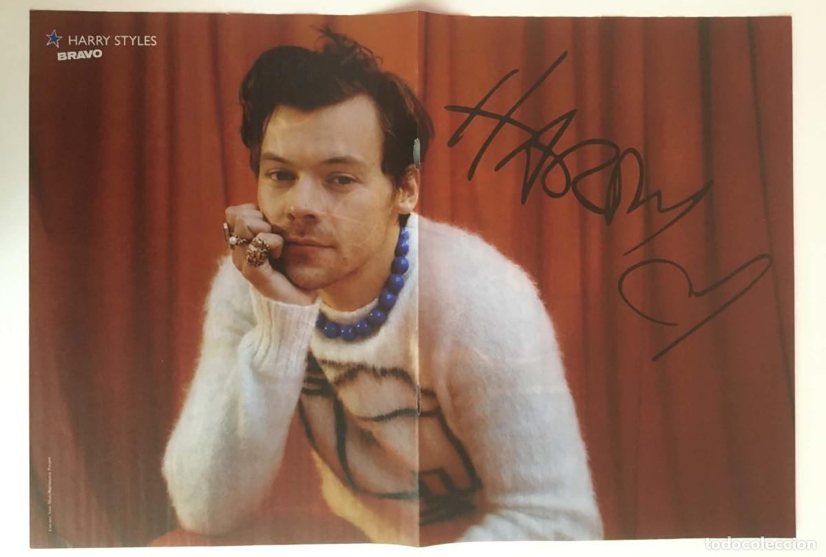 Coleccionismo de carteles: Harry Styles / Legacies TV Series Double-Sided Poster A3 Bravo Magazine Bulgaria Music