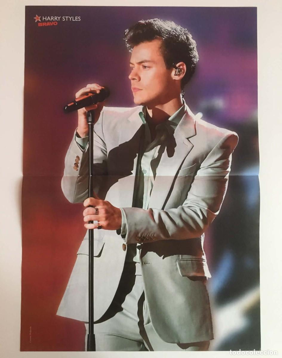 Coleccionismo de carteles: Harry Styles One Direction / Melissa Benoist Supergirl Double-Sided Poster A3 Bravo Bulgaria Music