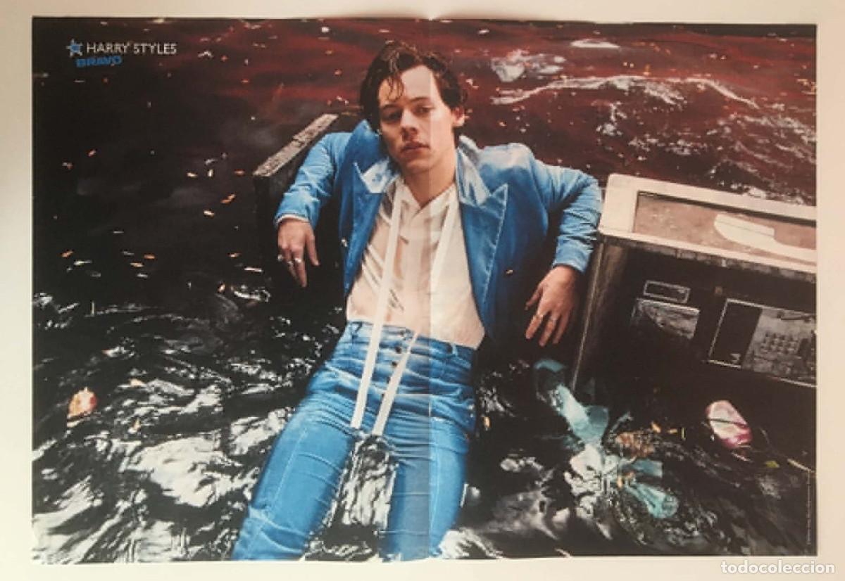Coleccionismo de carteles: Harry Styles / Girls' Generation Collage Double-Sided Poster A3 Bravo Bulgaria Music K-Pop