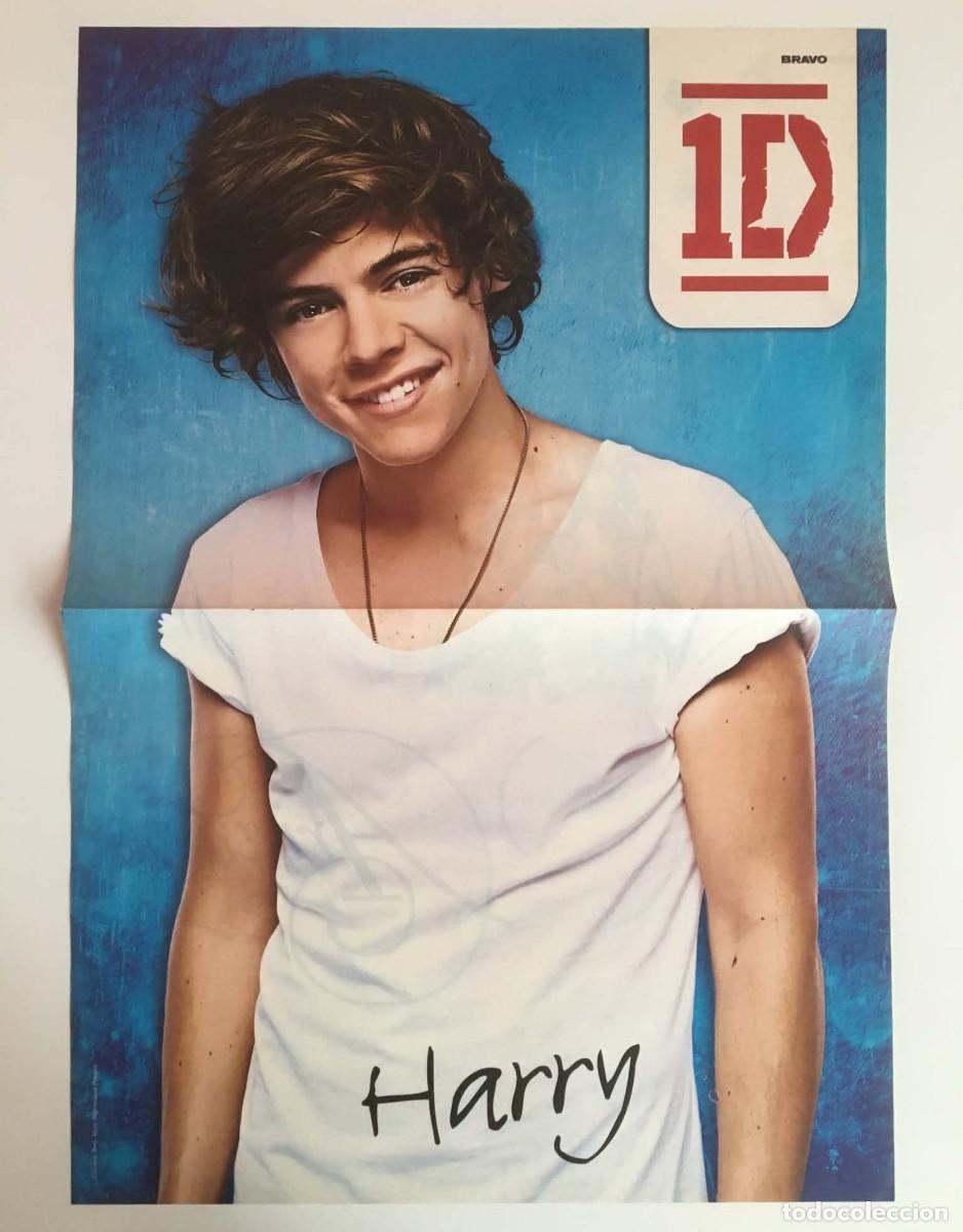 Coleccionismo de carteles: Harry Styles One Direction 1D / Ariana Grande Double-Sided Poster A3 Bravo Magazine Bulgaria Music
