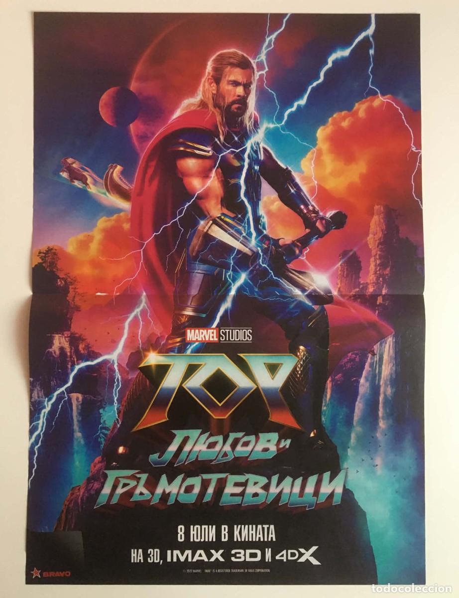 Coleccionismo de carteles: Thor Love and Thunder Movie / Maneskin Double-Sided Poster A3 Bravo Magazine Bulgaria Music
