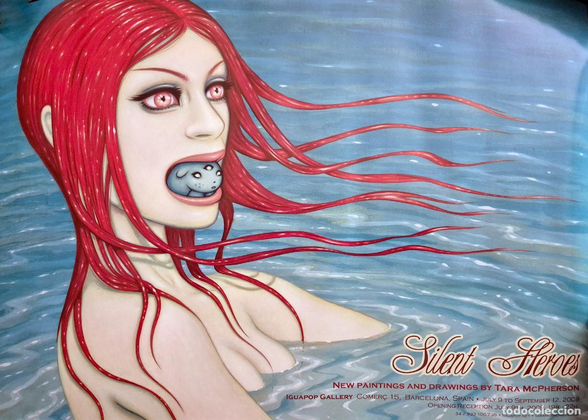 Coleccionismo de carteles: Silent Heroes. P&oacute;ster de la exposici&oacute;n de Tara McPherson en Iguapop Gallery - Barcelona (2009)