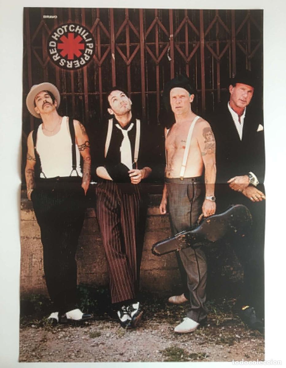 Coleccionismo de carteles: Red Hot Chili Peppers / Steliyana Double-Sided Poster A3 Bravo Magazine Bulgaria Music