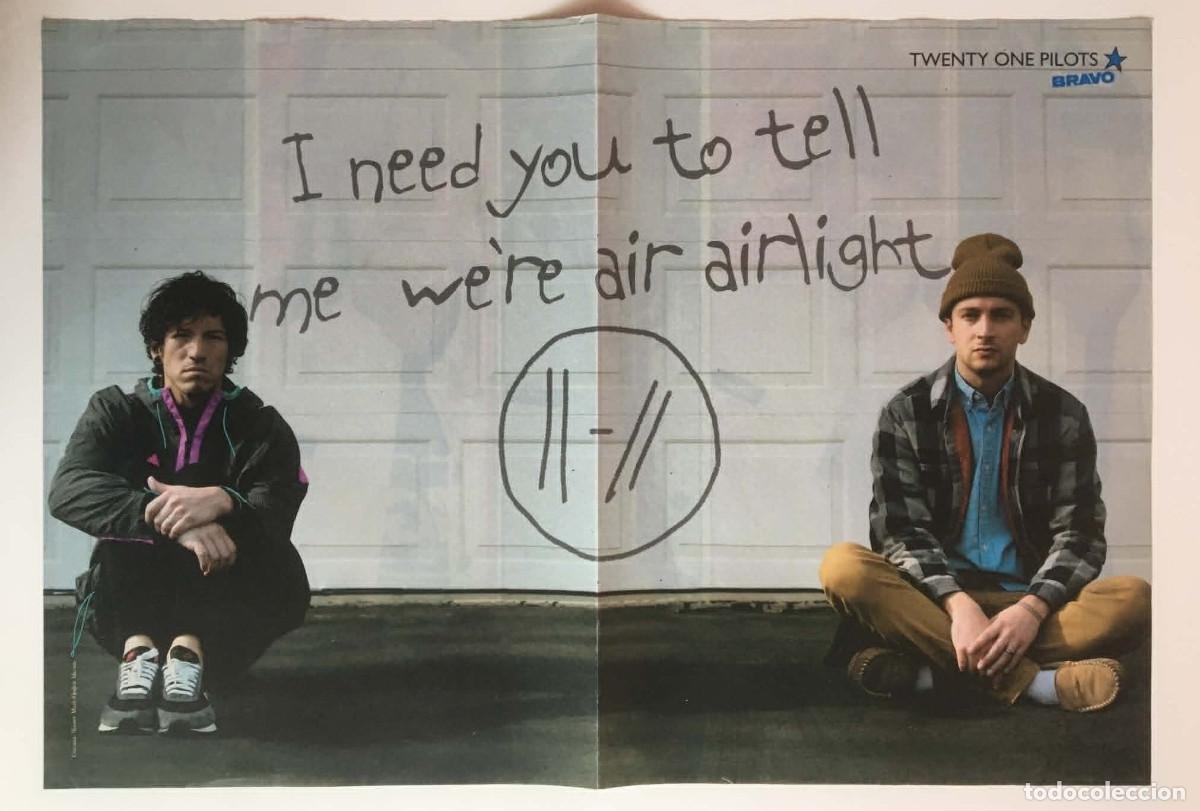 Coleccionismo de carteles: Twenty One Pilots / MCND K-Pop Double-Sided Poster A3 Bravo Magazine Bulgaria Music