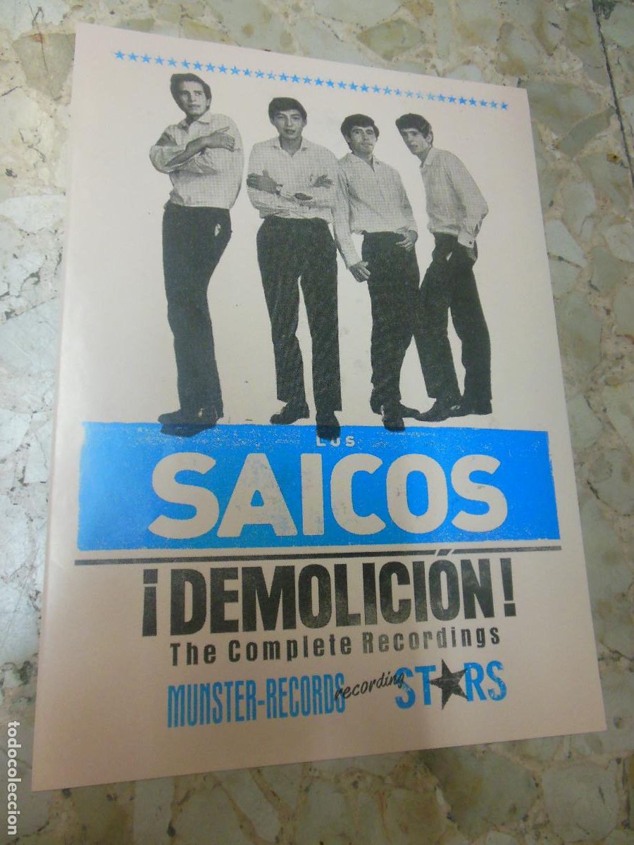 Coleccionismo de carteles: CARTEL LOS SAICOS &iexcl;DEMOLICI&Oacute;N! THE COMPLETE RECORDINGS MUNSTER RECORDS POSTER MUSICA