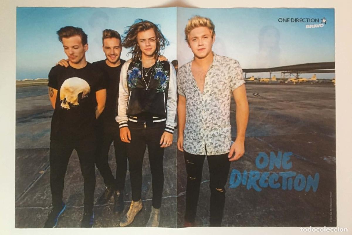 Coleccionismo de carteles: One Direction / Alex and Co Disney Double-Sided Poster A3 Bravo Magazien Bulgaria Music TV Series