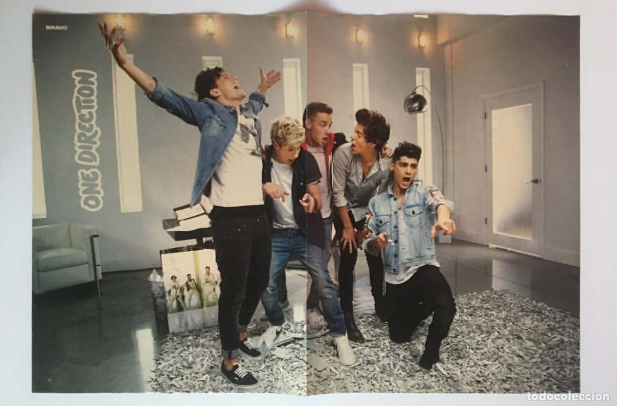 Coleccionismo de carteles: One Direction / Austin Mahone Double-Sided Poster A3 Bravo Magazine Bulgaria Music