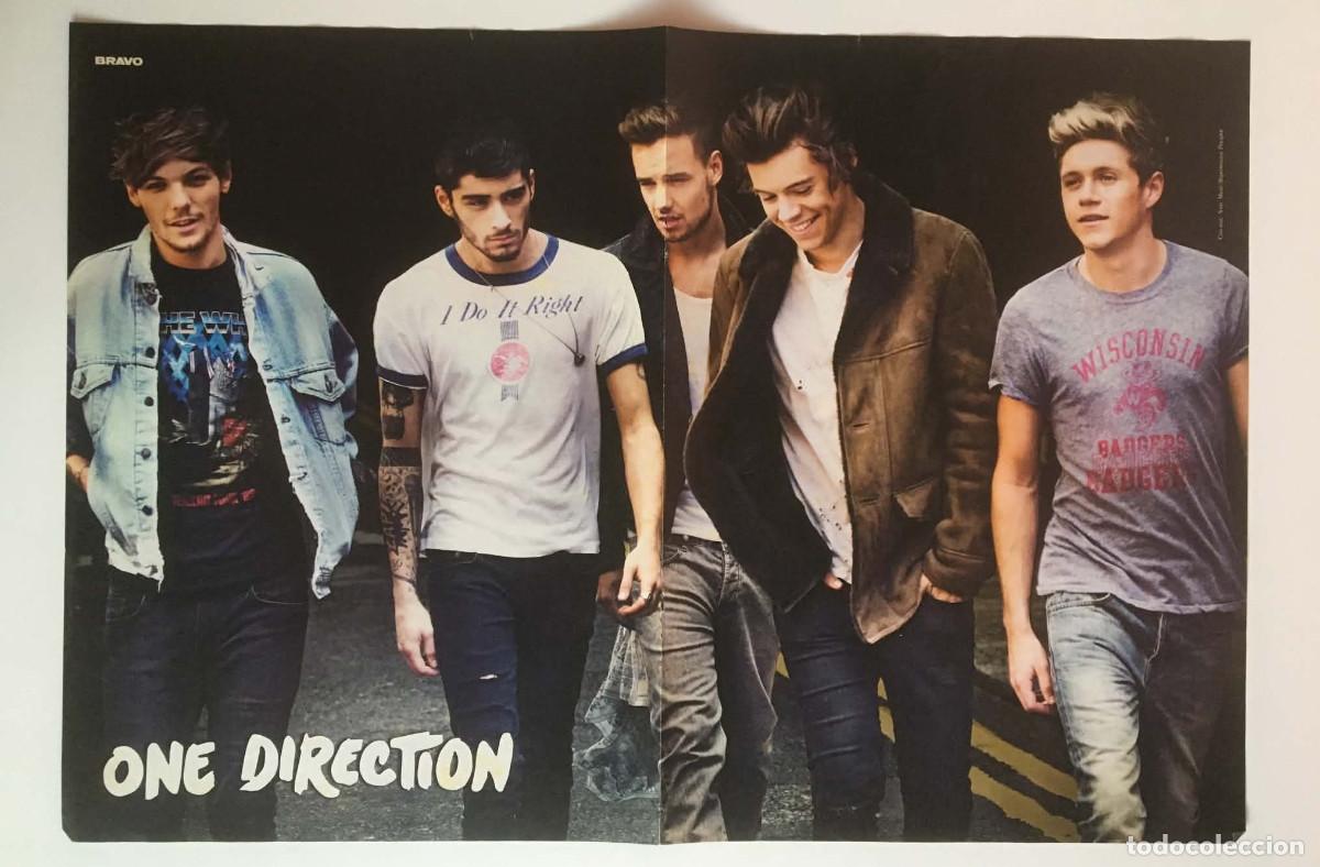 Coleccionismo de carteles: One Direction / Adam Lambert Double-Sided Poster A3 Bravo Magazine Bulgaria Music