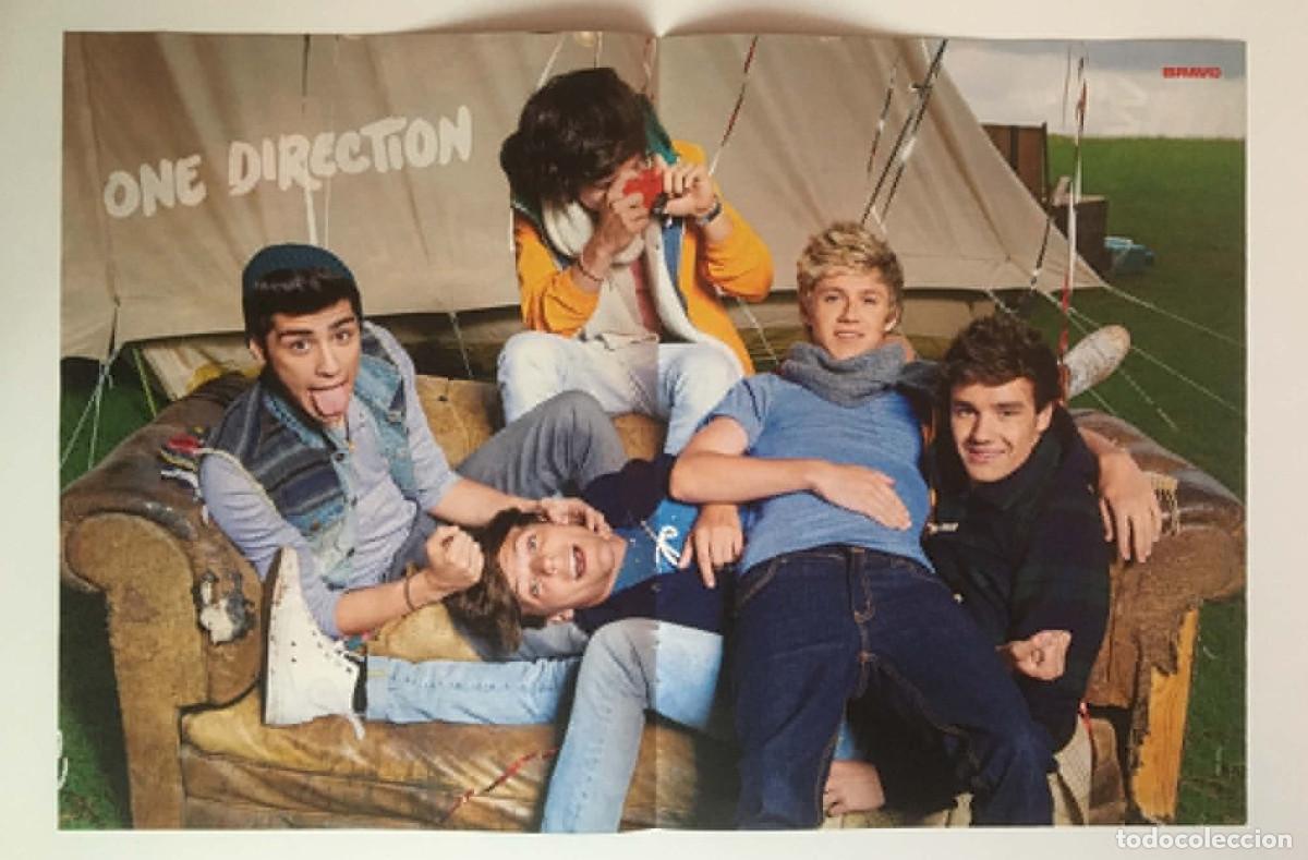 Coleccionismo de carteles: One Direction / Sebastian Vettel Original Double-Sided Poster A3 Bravo Magazine Germany Music F1