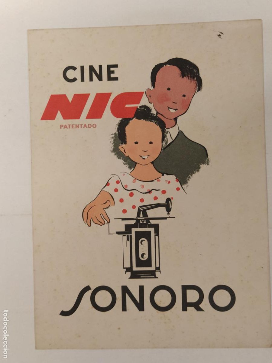 Coleccionismo de carteles: CINE NIC SONORO - CARTEL ANTIGUO - PUBLICIDAD -VER FOTOS