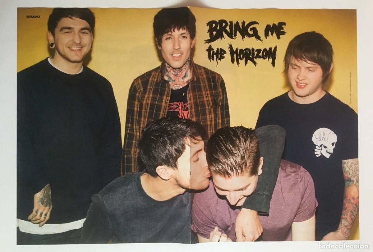 Sammeln von Plakaten: Bring Me The Horizon / Big Time Rush Double-Sided A3 Poster Bravo Magazine Bulgaria Music