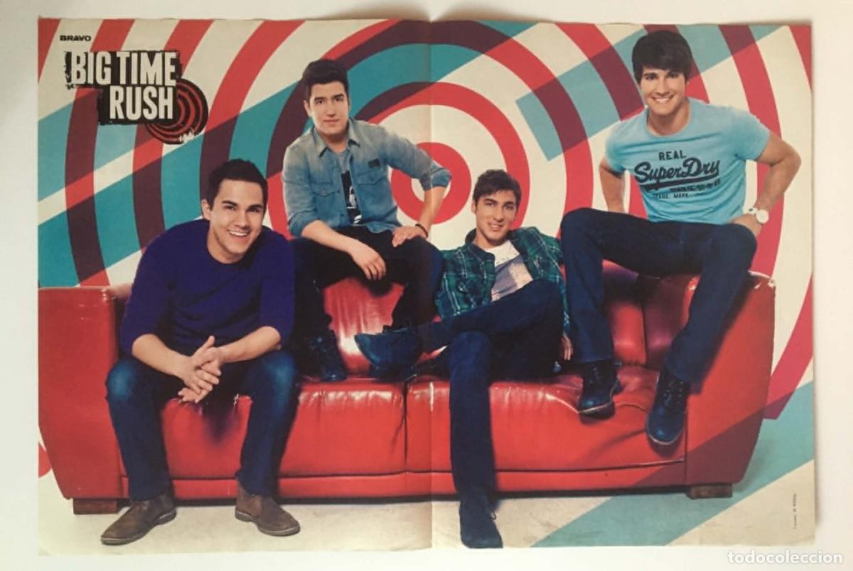 Sammeln von Plakaten: Big Time Rush Red Sofa / John Carter Movie Double-Sided Poster A3 &ndash; Bravo Magazine Bulgaria Music
