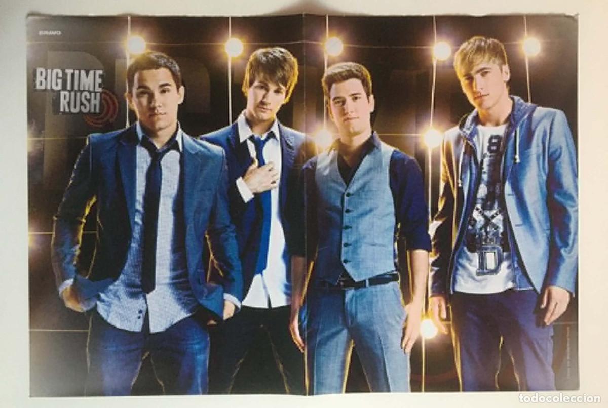 Sammeln von Plakaten: Big Time Rush / Raffi X-Factor Double-Sided Poster - Bravo Magazine Bulgaria Music