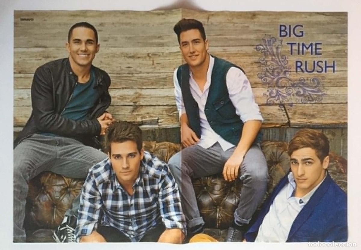 Sammeln von Plakaten: Big Time Rush / Olly Murs Double-Sided Poster A3 - Bravo Magazine Bulgaria Music