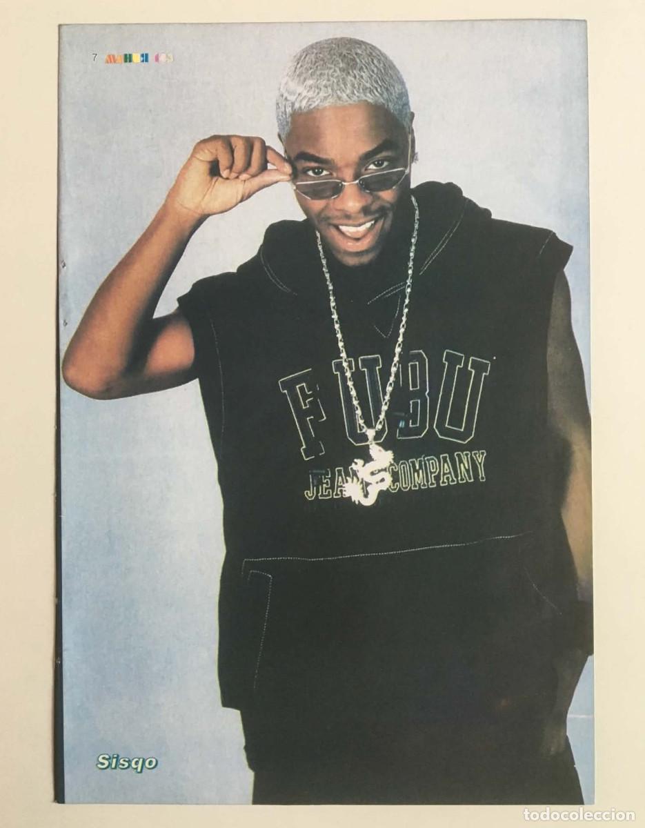 Coleccionismo de carteles: Sisqo / A.J. Backstreet Boys Double-Sided Mini Poster A5 - Mania Magazine Bulgaria Music