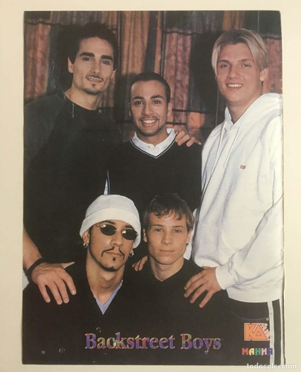 Coleccionismo de carteles: Backstreet Boys / The Gathering Double-Sided Poster A4 - Mania Magazine Bulgaria Music