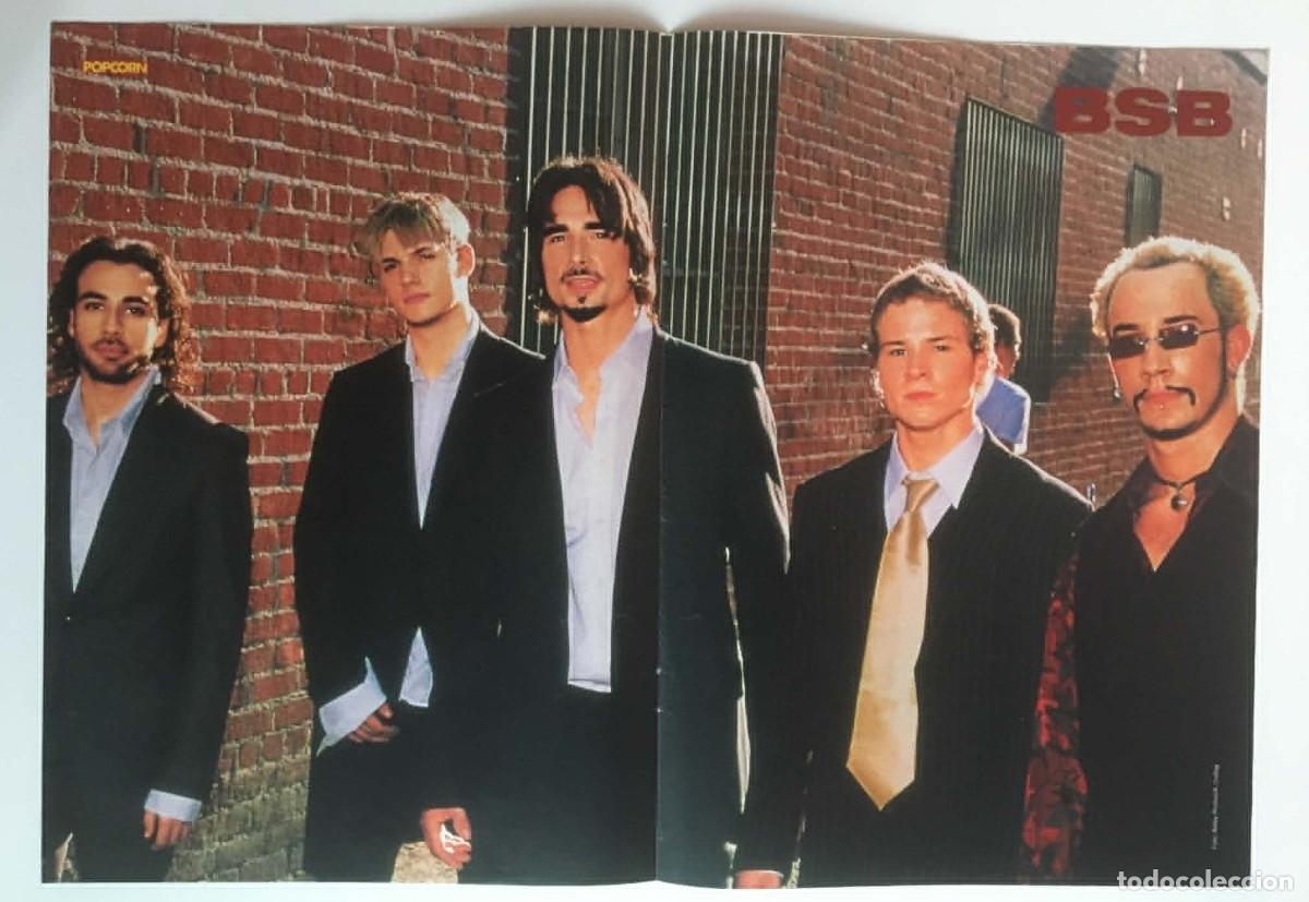 Coleccionismo de carteles: Backstreet Boys / Kerstin Radt Double-Sided Poster A3 - Popcorn Magazine Germany Music