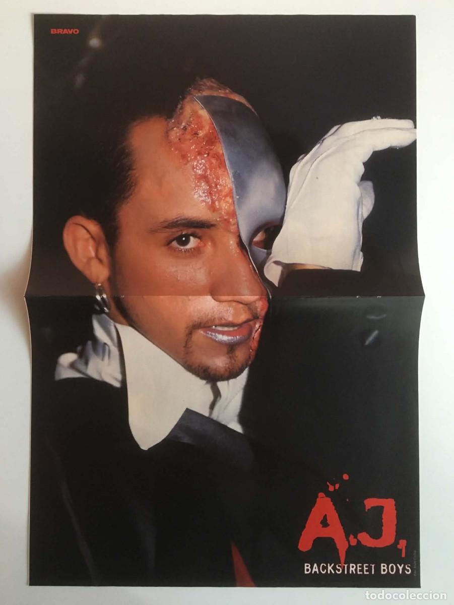 Coleccionismo de carteles: A.J. McLean Backstreet Boys Phantom of the Opera / The Boyz Double-Sided Poster A3 Bravo Germany