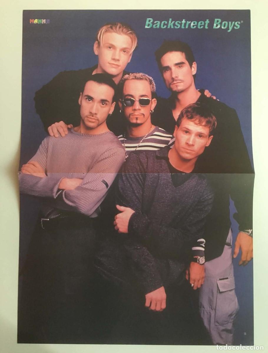 Coleccionismo de carteles: Backstreet Boys / Deep Purple Double-Sided Poster A3 Mania Magazine Bulgaria Music