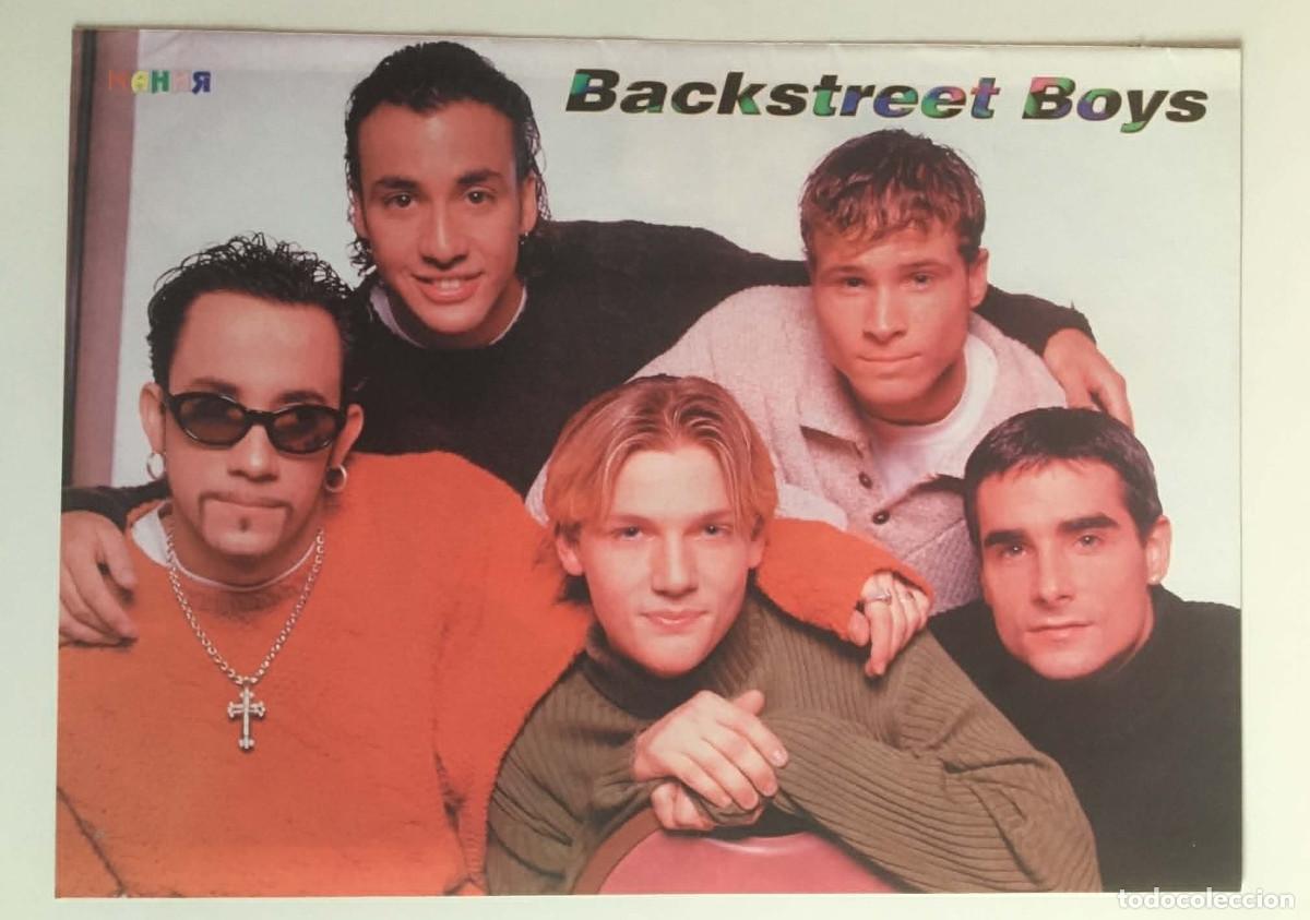 Coleccionismo de carteles: Backstreet Boys / Oasis Double-Sided Poster A4 - Mania Magazine Bulgaria Music