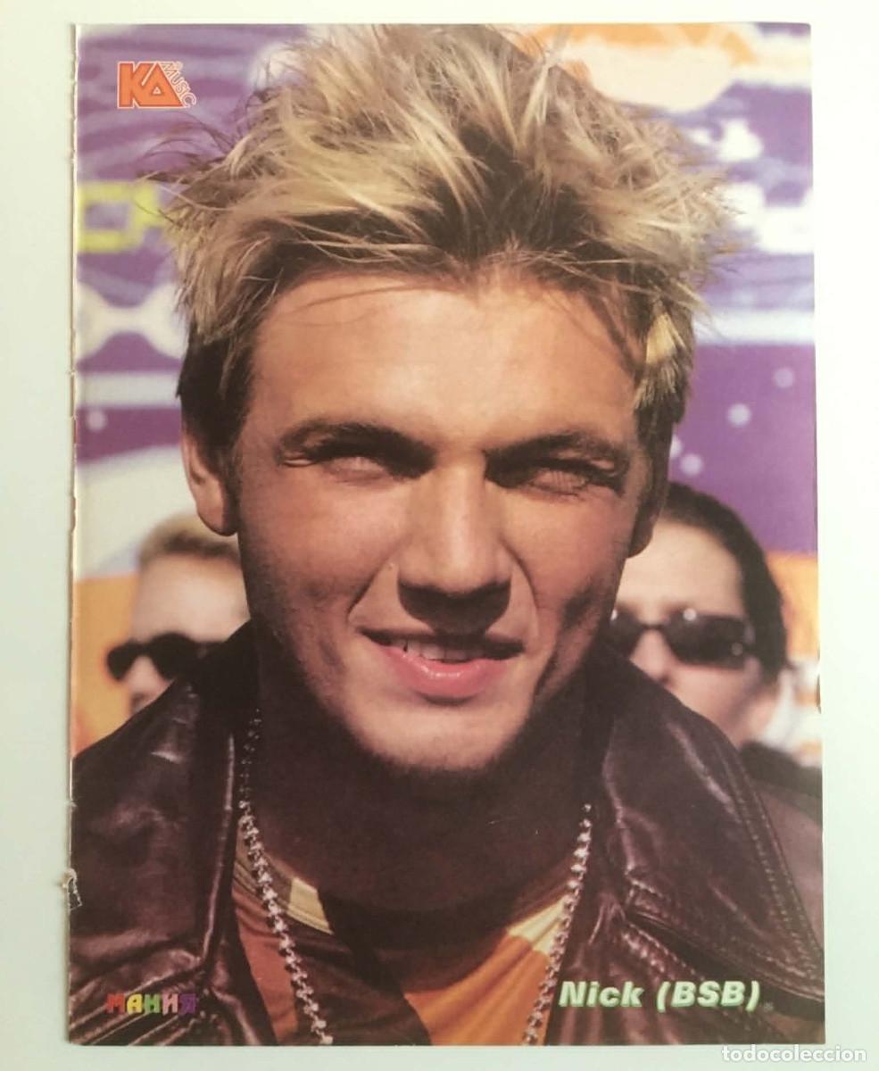 Coleccionismo de carteles: Nick Carter Backstreet Boys / Soul Decision Double-Sided Poster A4 - Mania Magazine Bulgaria Music