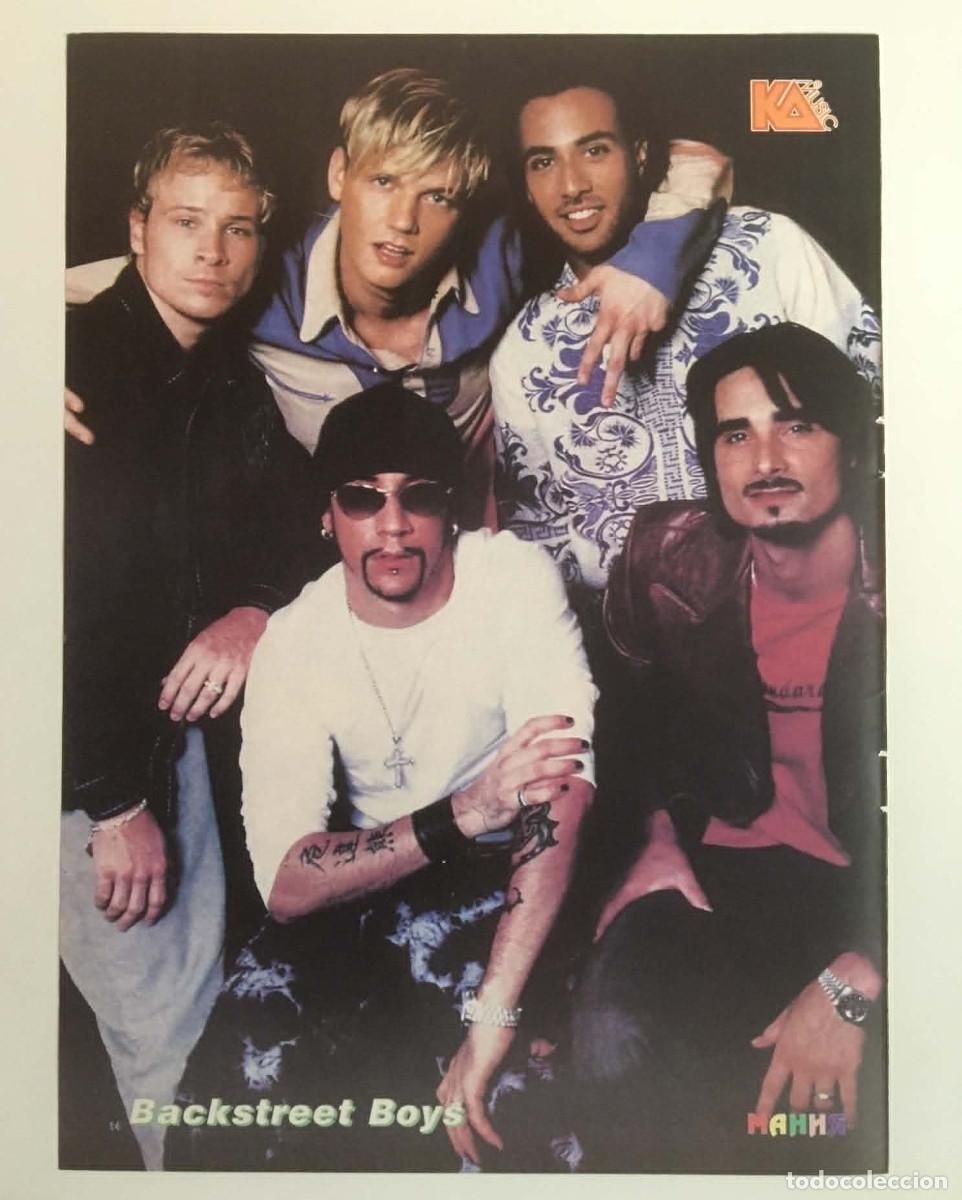 Coleccionismo de carteles: Backstreet Boys / Destiny's Child Double-Sided Poster A4 - Mania Magazine Bulgaria Music
