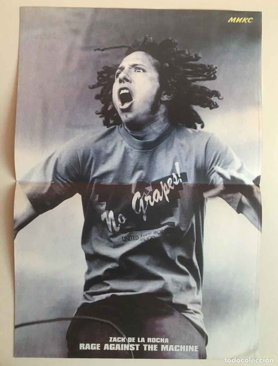 Coleccionismo de carteles: Rage Against The Machine Zack de la Rocha / Backstreet Boys Double-Sided Poster A3 - Mix Bulgaria