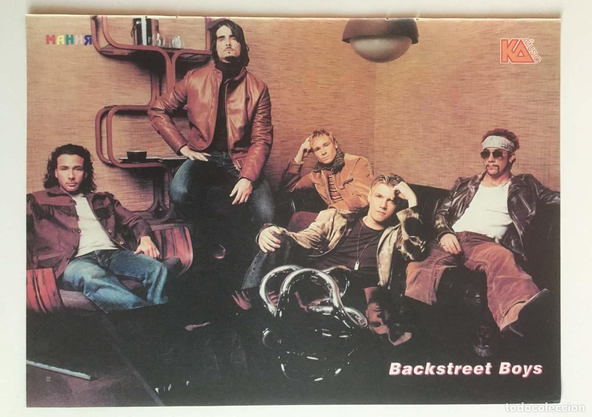 Coleccionismo de carteles: Backstreet Boys / Anastacia Double-Sided Poster A4 - Mania Magazine Bulgaria Music