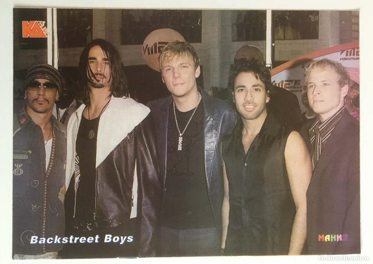 Coleccionismo de carteles: Backstreet Boys / Enrique Iglesias Double-Sided Poster A4 - Mania Magazine Bulgaria Music