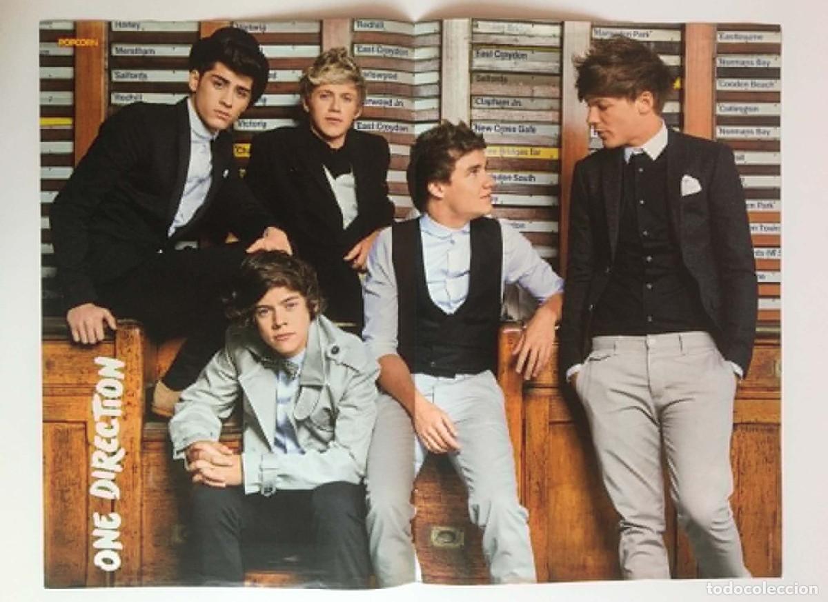 Coleccionismo de carteles: One Direction / Kesha Double-Sided Poster A3 - Popcorn Magazine Germany Music