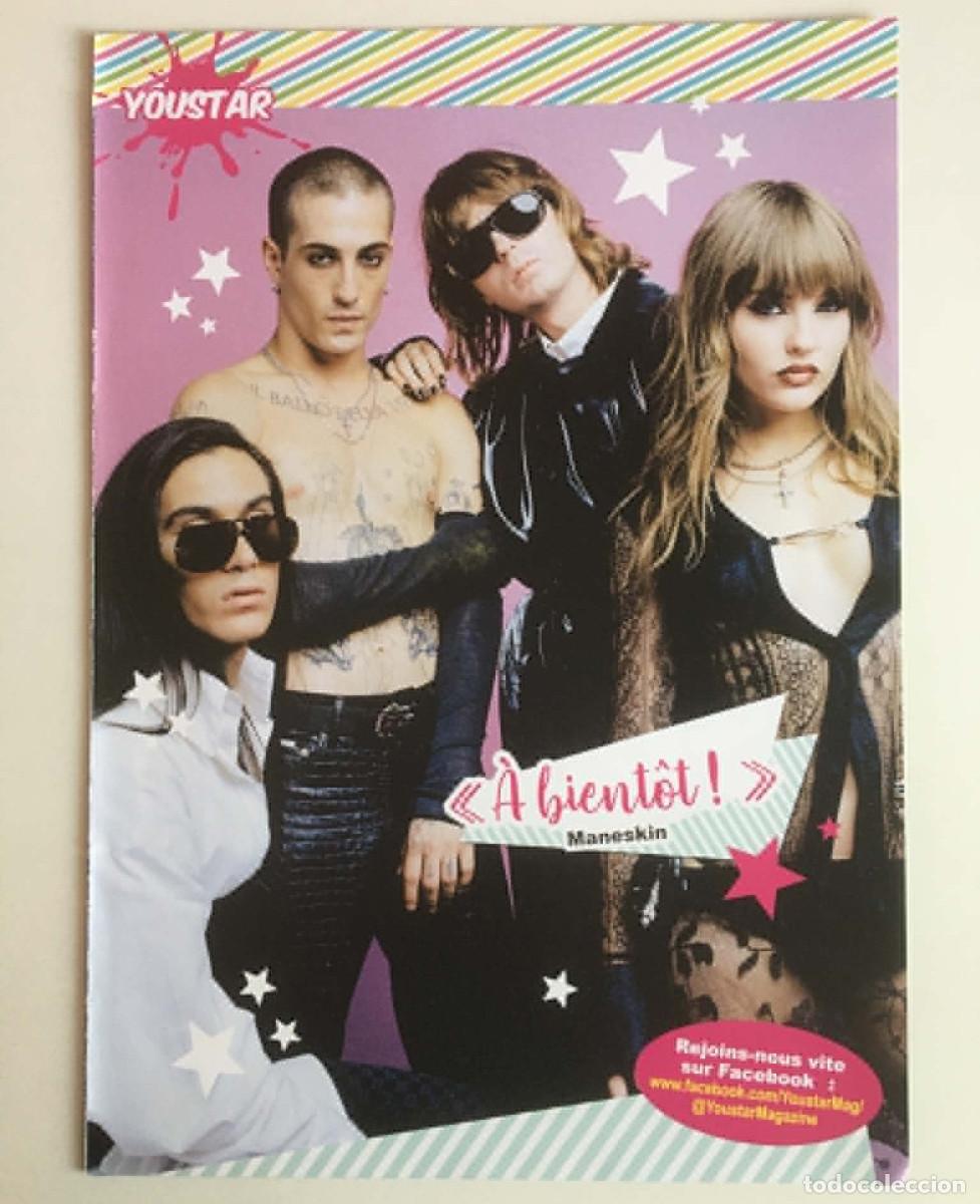 Coleccionismo de carteles: M&aring;neskin Back Cover Mini Poster A4 - YouStar Magazine France Music