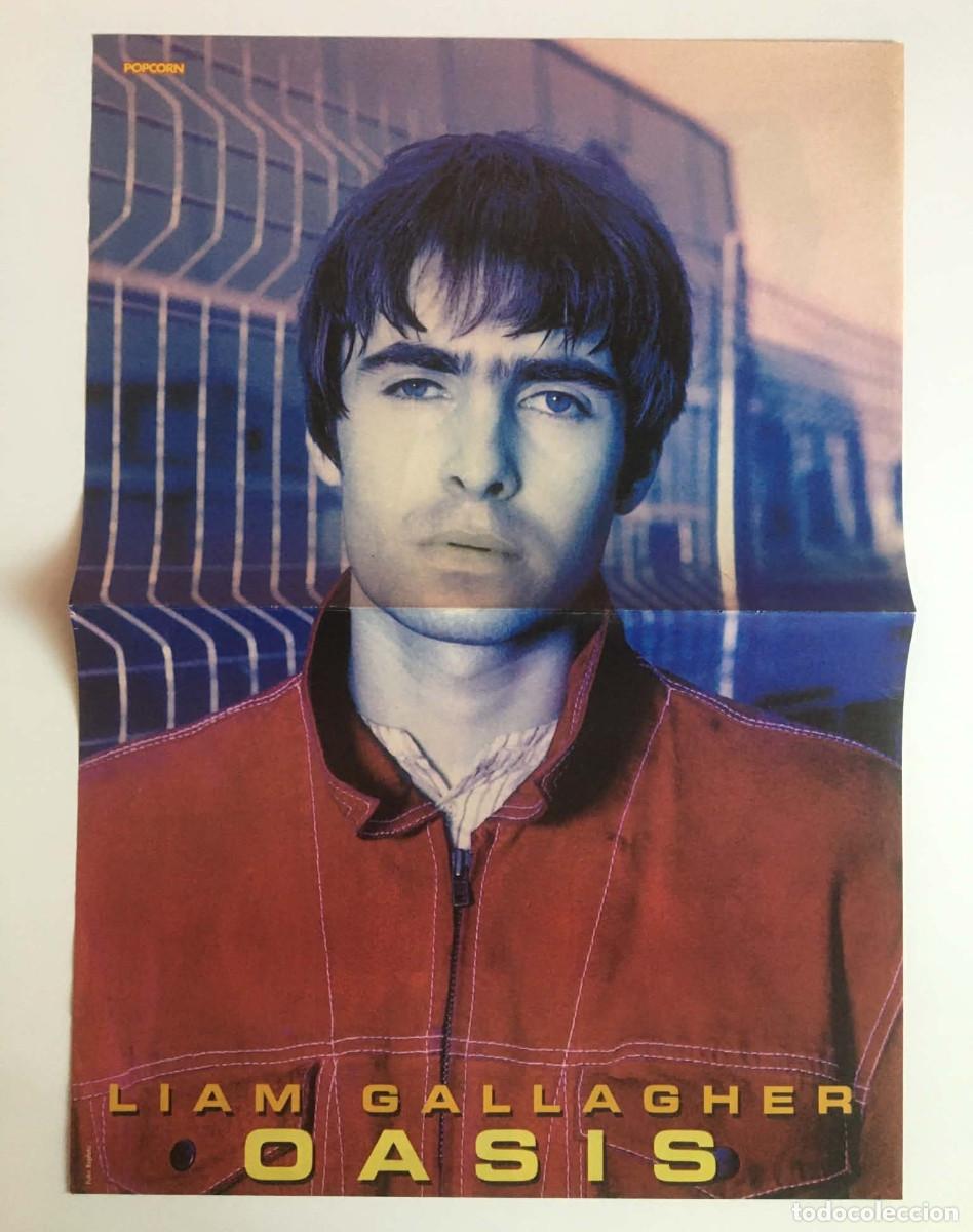 Coleccionismo de carteles: Liam Gallagher Oasis / Take That Double-Sided Poster A3 &ndash; Popcorn Magazine Bulgaria Music