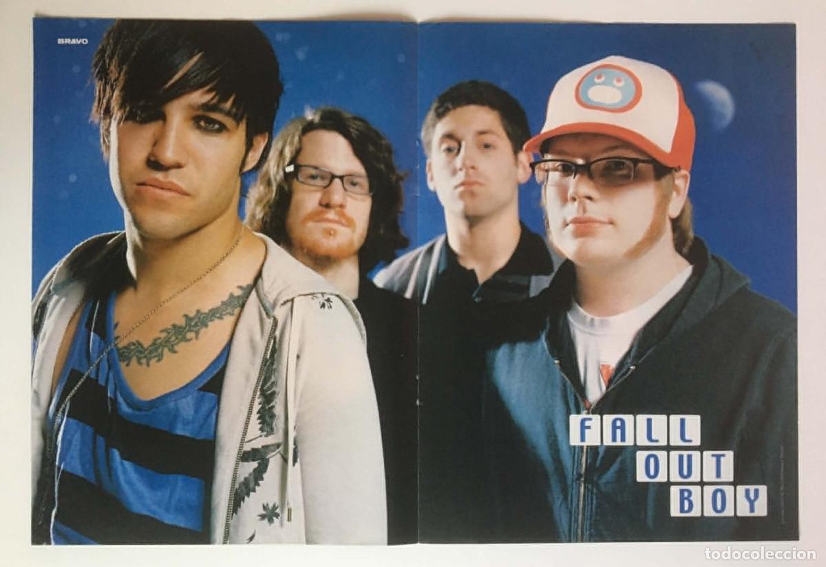 Coleccionismo de carteles: Fall Out Boy / Nelly Furtado Double-Sided Poster A3 &ndash; Bravo Magazine Bulgaria Music