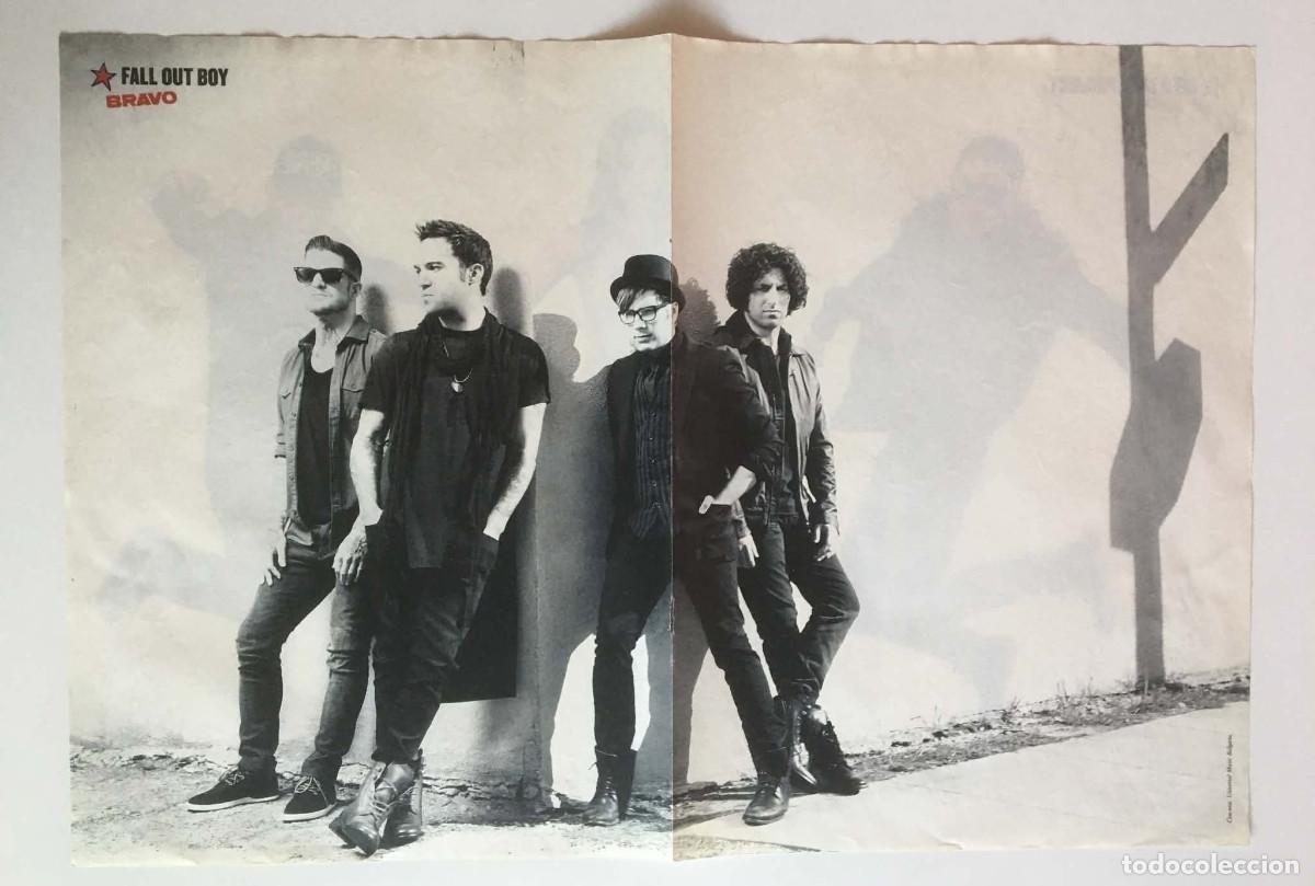 Coleccionismo de carteles: Fall Out Boy / Deep Zone Project Double-Sided Poster A3 &ndash; Bravo Magazine Bulgaria Music