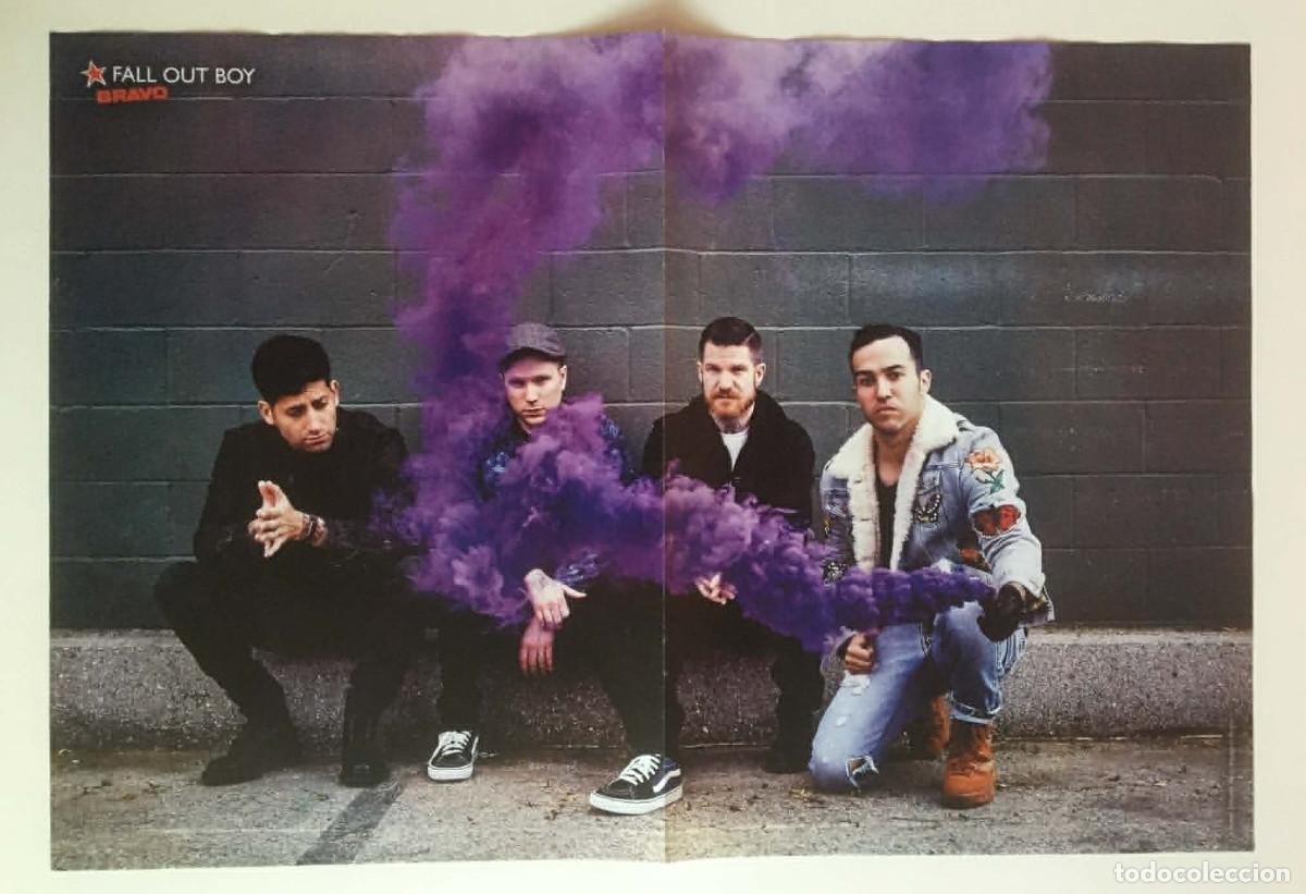 Coleccionismo de carteles: Fall Out Boy / Kristian Kostov Double-Sided Poster A3 &ndash; Bravo Magazine Bulgaria Music