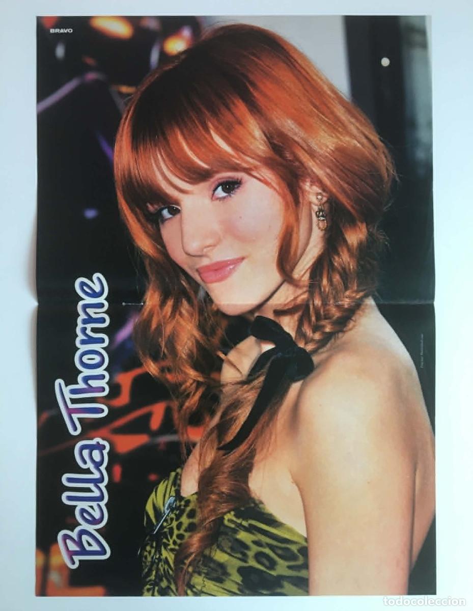 Coleccionismo de carteles: Bella Thorne / Usher Double-Sided Poster A3 - Bravo Magazine Bulgaria Music Disney TV Series