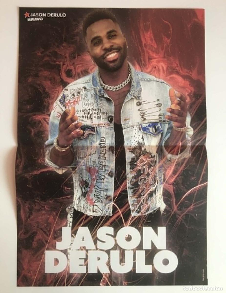 Coleccionismo de carteles: Jason Derulo / Doja Cat Double-Sided Poster A3 - Bravo Magazine Germany Pop R&B Music