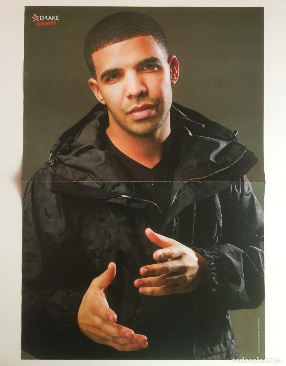 Coleccionismo de carteles: Drake / Jennifer Morrison Double-Sided Poster A3 - Bravo Magazine Bulgaria Hip Hop TV Show