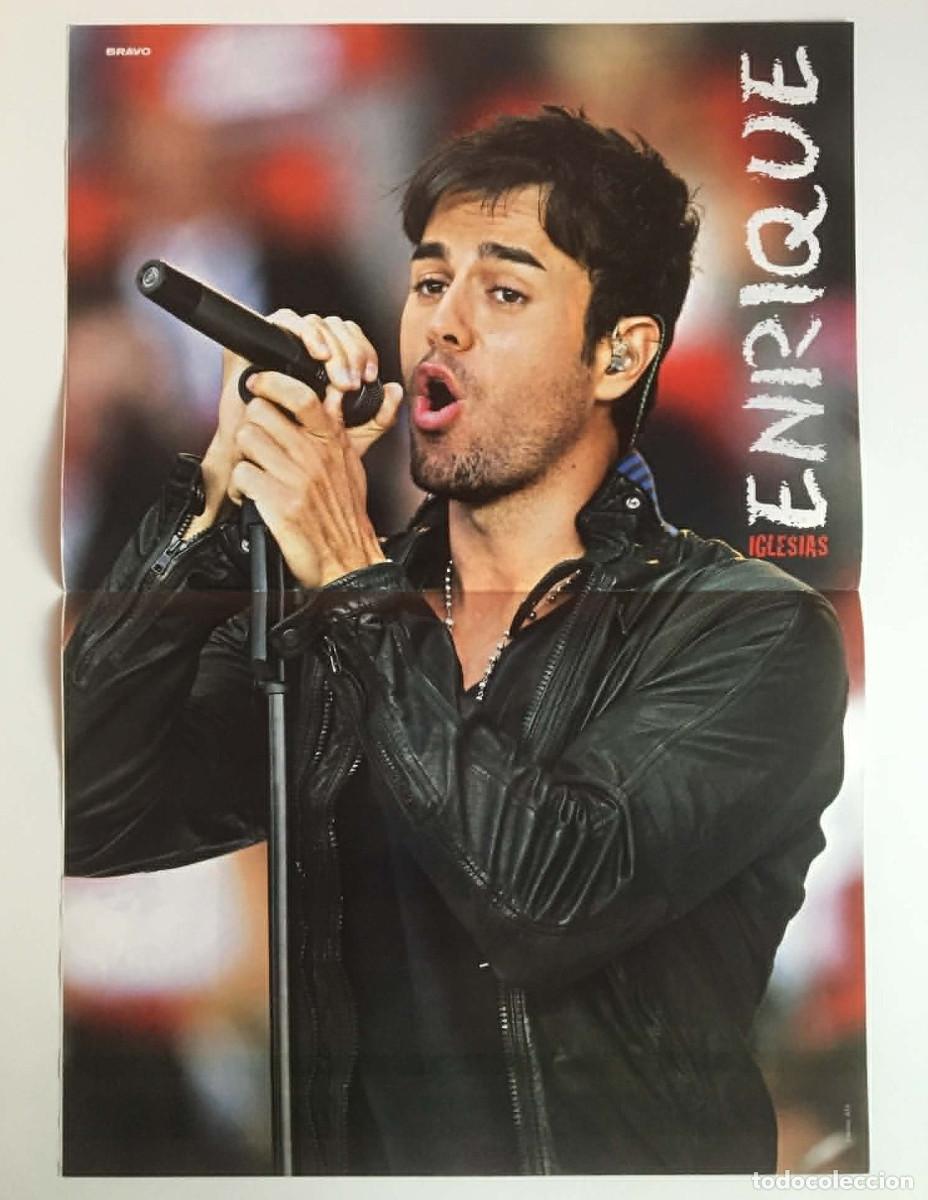 Coleccionismo de carteles: Enrique Iglesias / Fall Out Boy Double-Sided Poster A3 - Bravo Magazine Bulgaria Music