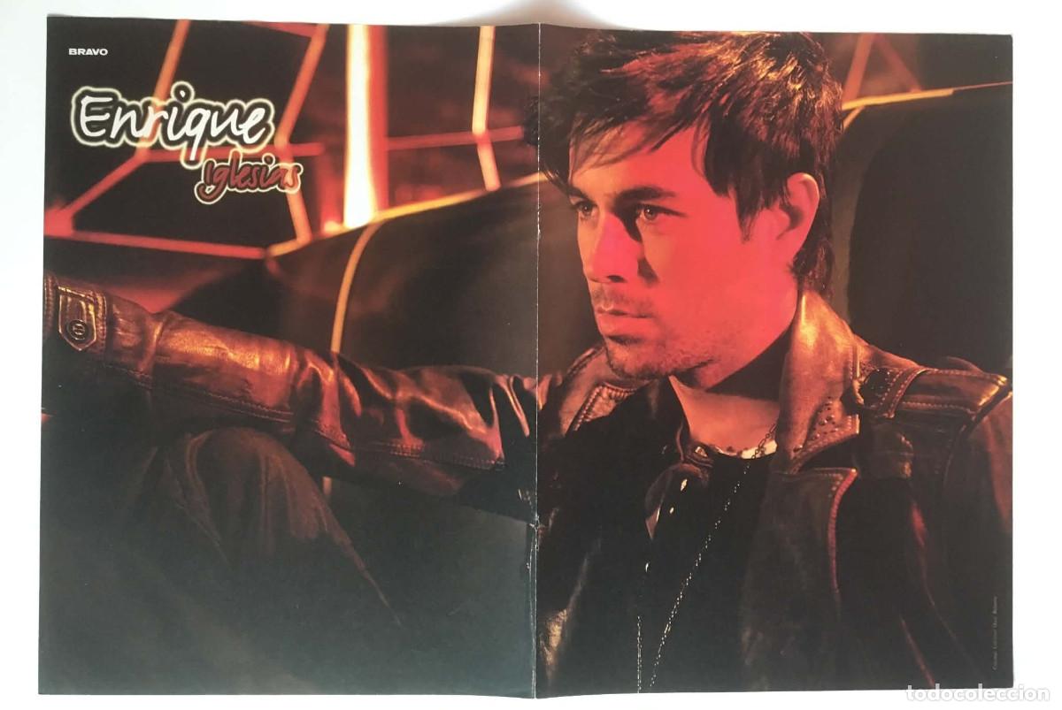 Coleccionismo de carteles: Enrique Iglesias / Stay Hungry. Stay Foolish. Double-Sided Poster A3 - Bravo Magazine Bulgaria Music