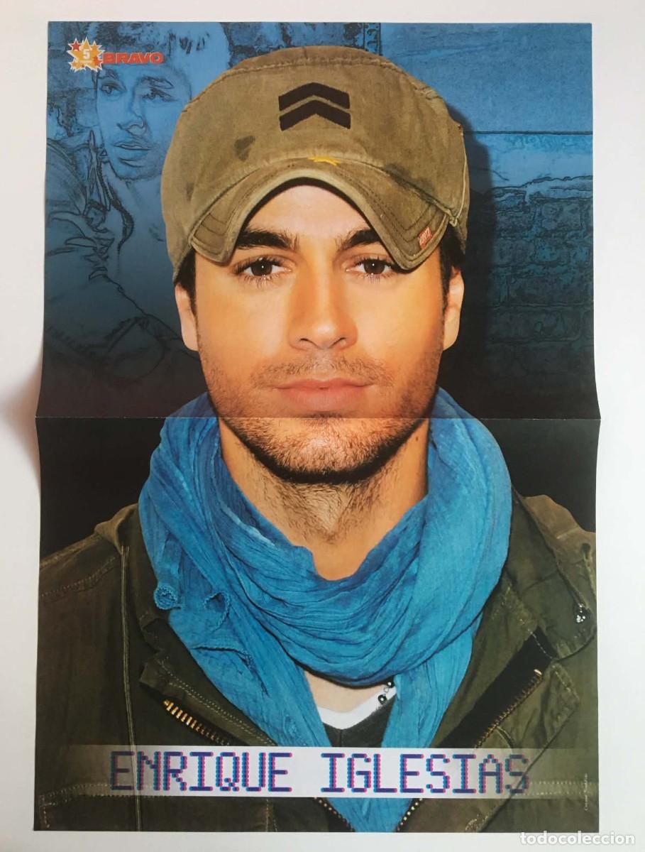 Coleccionismo de carteles: Enrique Iglesias / Demi Lovato Double-Sided Poster A3 Bravo Bulgaria 5th Anniversary Special Edition
