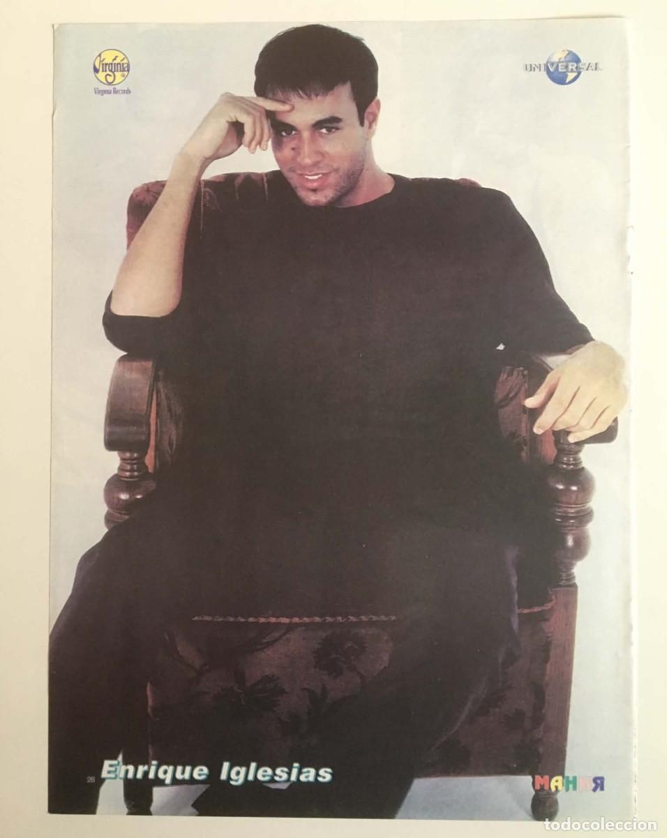 Coleccionismo de carteles: Enrique Iglesias / Westlife Double-Sided Vintage Poster A4 - Mania Magazine Bulgaria Music