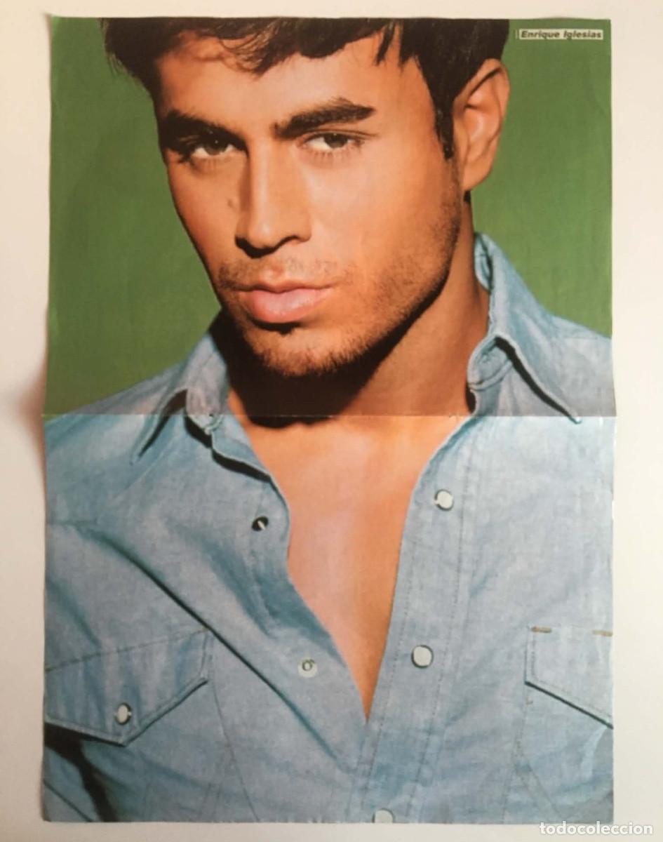 Coleccionismo de carteles: Enrique Iglesias / Puddle of Mudd Double-Sided Vintage Poster A3 - Yam! Magazine Germany Music