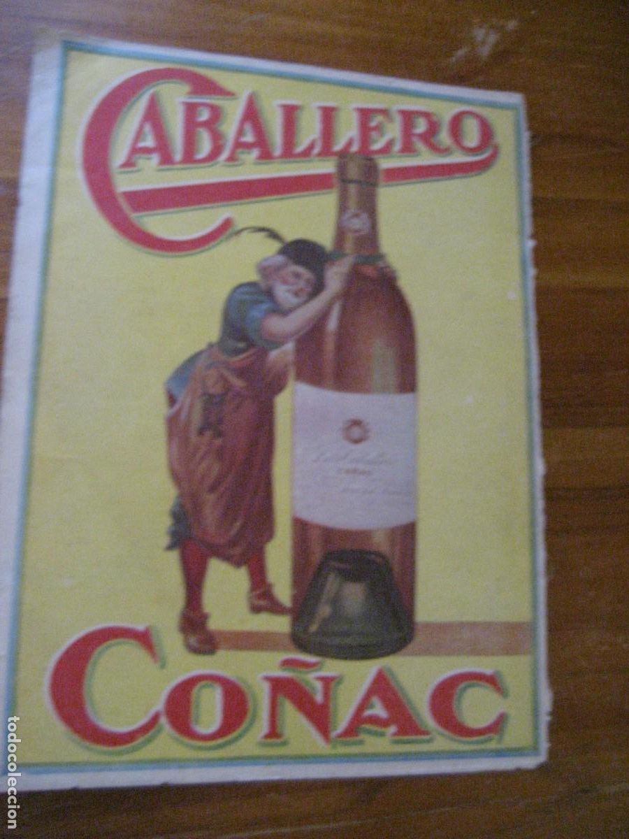Coleccionismo de carteles: cartel publicidad co&ntilde;ac caballero - hoja revista 1930