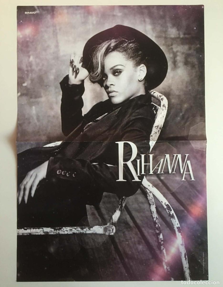 Coleccionismo de carteles: Rihanna / Justin Timberlake & Mila Kunis Double-Sided Poster A3 Bravo Magazine Bulgaria Music Moviе