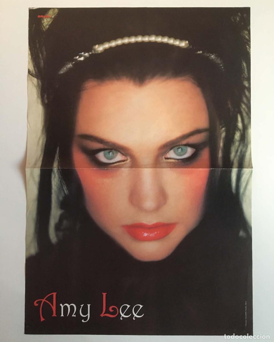 Coleccionismo de carteles: Amy Lee Evanescence / Justin Timberlake Double-Sided Poster A3 - Bravo Magazine Bulgaria Music