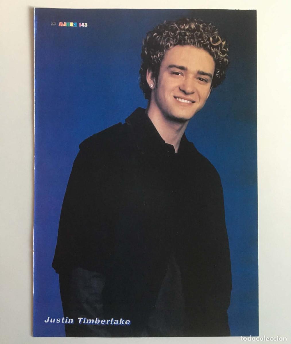 Coleccionismo de carteles: Justin Timberlake 'NSYNC / Godsmack Double-Sided Mini Poster A5 - Mania Magazine Bulgaria Music