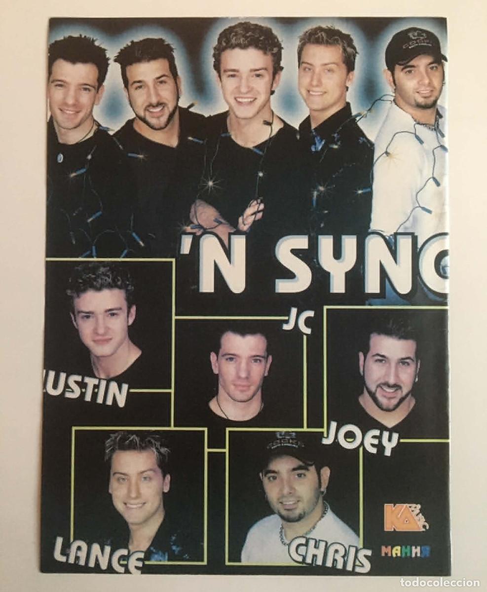 Coleccionismo de carteles: 'NSYNC / Sebastian Bach Skid Row Double-Sided Poster A4 - Mania Magazine Bulgaria Music