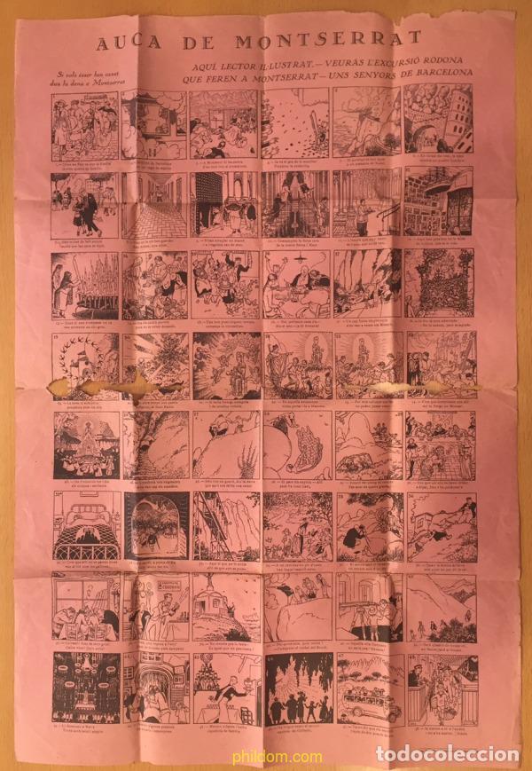 Coleccionismo de carteles: AUCA ANTIGUA DE MONTSERRAT - Foto 1